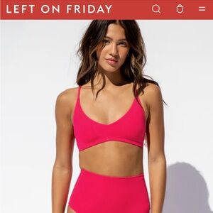 NEW!!! Left On Friday Pink Bikini Set